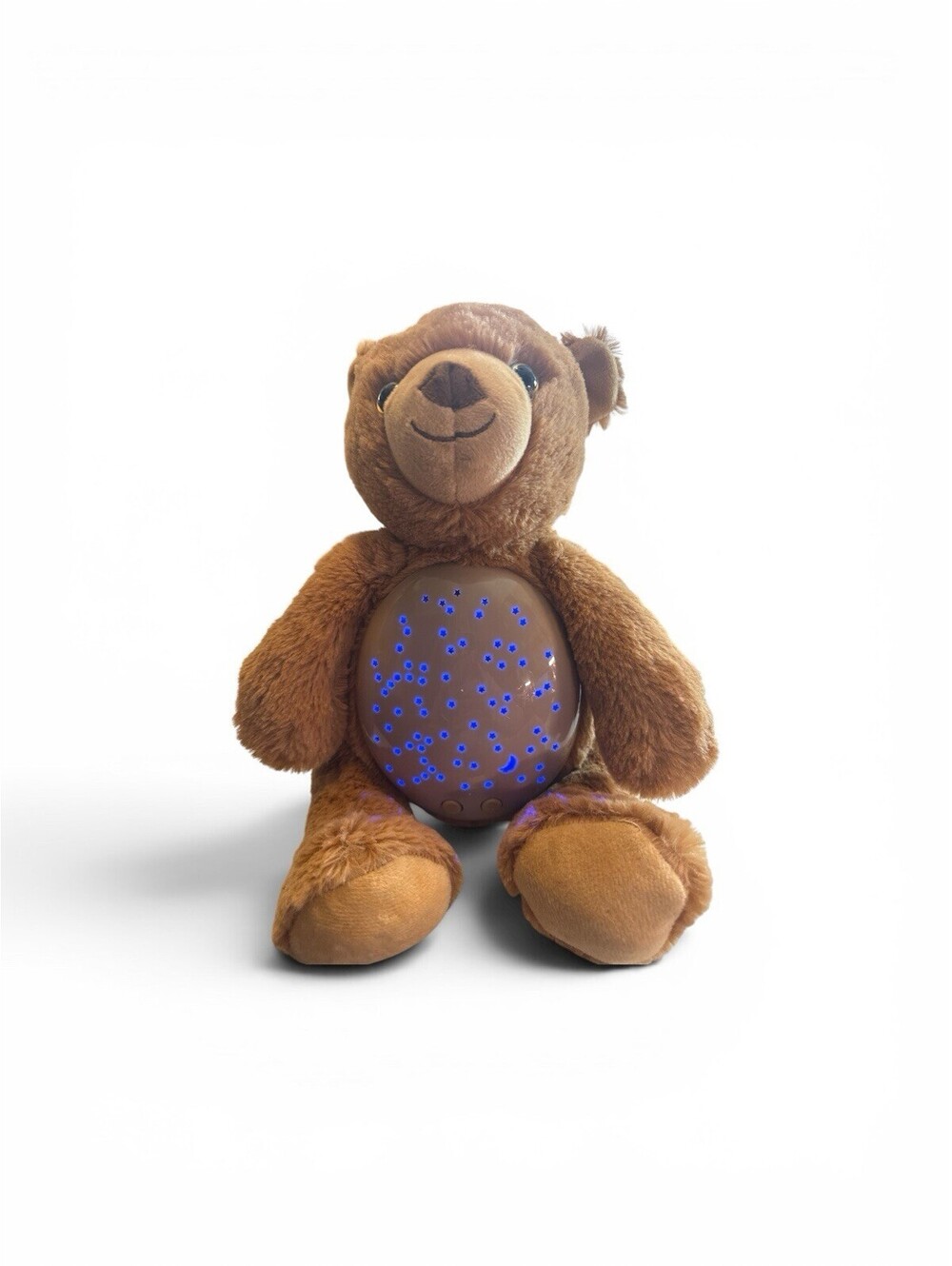 Night Light w/Sound Cuddly Projector Brown Plush Bear Stuffed Animal 11"H - Picture 3 of 6